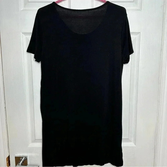 XOXO  Coffee Now Champagne Later T-Shirt Black/White/Pink Size Medium - Picture 10 of 16